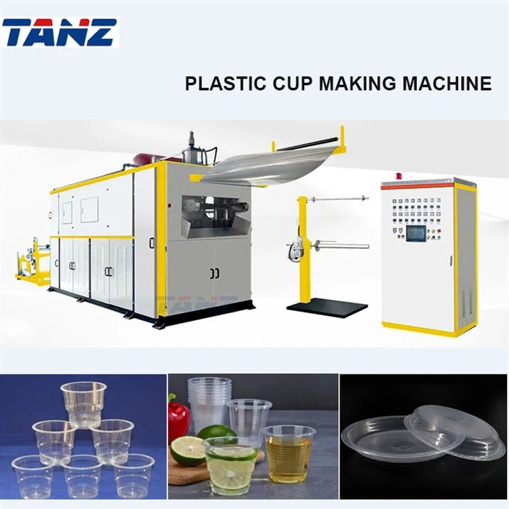 Fully Automatic Disposable Bowl Lid Flow Pot Plate Cup Thermoforming Making Machine